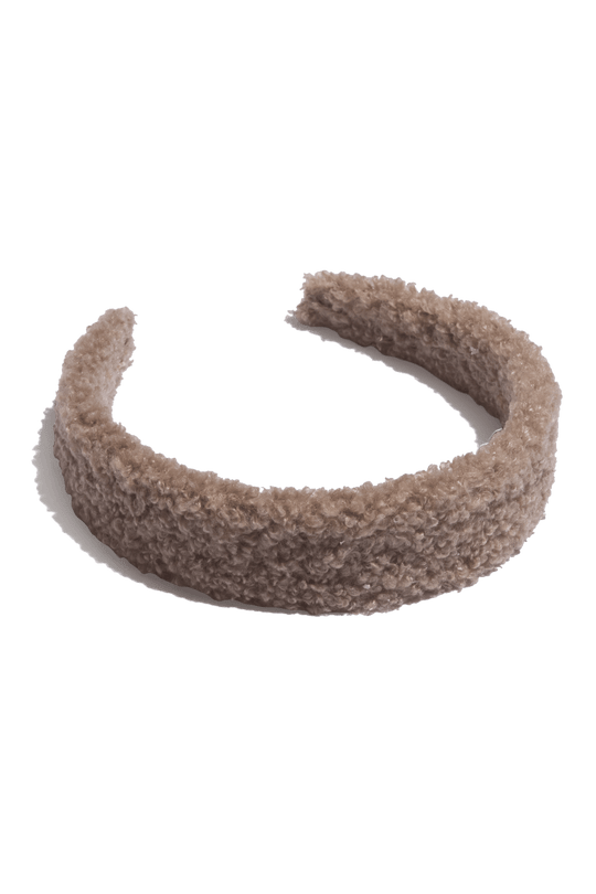 Philocaly Hair Extensions Accessories Natural Sherpa Headband